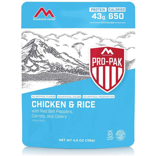 Mountain House- PRO PAK RICE & CHICKEN